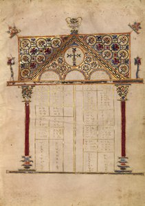 Canon Table Page - Unknown artist
