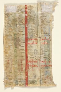 Canon Tables (verso) - Unknown artist