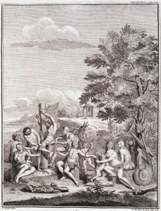 Captifs sacrifiés par les Antis, au Pérou - dans « Voyage historique de l