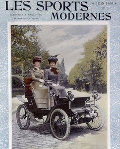 Car de Dion-Bouton - dans "Les Sports Modernes", juin 1899. - Unknown artist