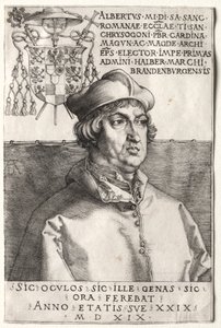 Cardinal Albrecht de Brandebourg - La petite plaque - Unknown artist