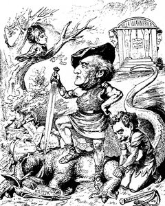 Caricature de Richard Wagner