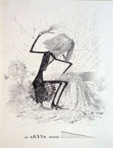 Caricature représentant le compositeur Franz Liszt - Unknown artist