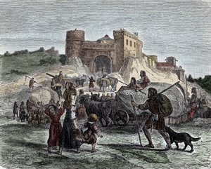 Celtes au service de leurs chefs - Civilisation celtique, Âge du fer : Les Celtes apportent leurs offrandes pour des sacrifices rituels