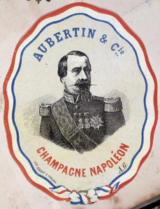 Champagne Napoléon - Aubertin & Cie. (portrait de Napoléon III) - Unknown artist