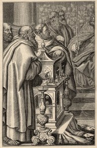 Charlemagne recevant le don d