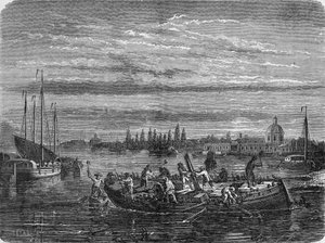Charles Dallery a son bateau à vapeur raclé à Hélice. Dans 