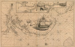 Carte de la rivière Thames de Londres à la bouée du Noure - Unknown artist