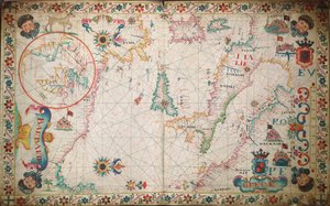 Carte du sud de la Méditerranée et de l