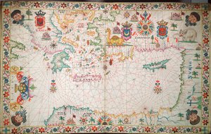 Carte de la Méditerranée orientale, c.1600