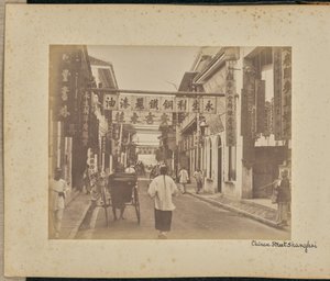 Rue chinoise. Shanghai - Unknown artist