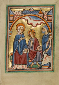 Le Christ bénit ses parents - Unknown artist