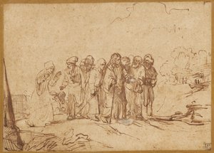 Le Christ et la femme cananéenne - Unknown artist