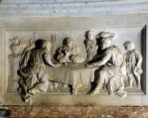 Christ et les pèlerins d