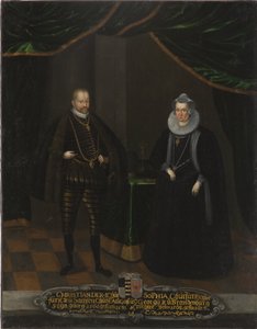 Portrait de Christian I de Saxe et Sophie de Brandebourg - Unknown artist