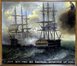 Affrontement des flottes bretonne et hollandaise "Voeu des Arzonais"