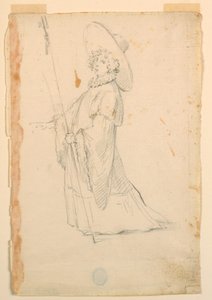 Costume : Une fille en tenue fantastique pour un ballet - Unknown artist