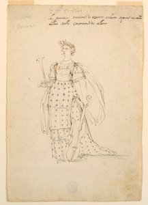 Conception de costume : Poésie pour un ballet - Unknown artist