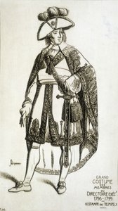 Costume des membres du Directoire - Unknown artist