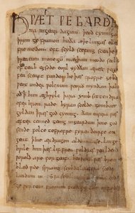 Cotton Vitellius A.XV..132 Le début de Beowulf - Unknown artist
