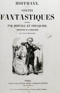 Conseiller Krespel (Rat Krespel), couverture de "Les contes fantastiques" par Ernst Theodor Amadeus Hoffmann - Unknown artist
