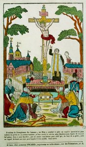 Crucifixion Gravure du 19ème siècle - Unknown artist
