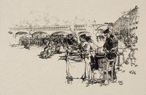 Débarcadère des bateaux-omnibus - Unknown artist