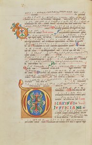Initiale D décorée - Unknown artist