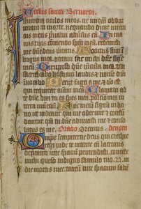 Page de texte décorée - Unknown artist