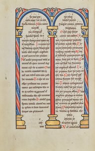 Page de texte décorée - Unknown artist