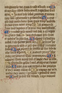 Page de texte décorée