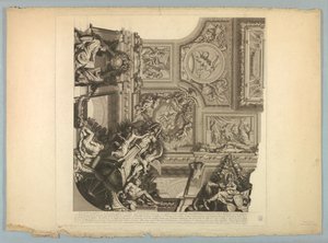 Décorations par Lebrun et Mignard au Palais de Versailles