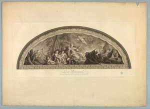Décorations par Lebrun et Mignard au Palais de Versailles - Unknown artist