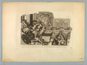 Décorations par Lebrun et Mignard au Palais de Versailles - Unknown artist