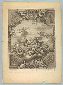 Décorations par Lebrun et Mignard au Palais de Versailles