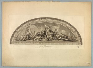 Décorations par Lebrun et Mignard au Palais de Versailles - Unknown artist