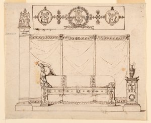 Conception pour mobilier de chambre - Unknown artist