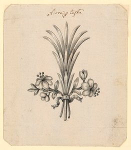 Conception pour fleurs comme coiffure - Unknown artist