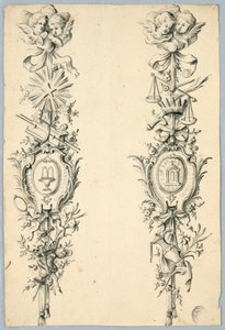 Conception pour deux trophées se référant à la Vierge - Unknown artist