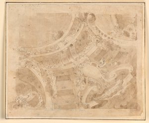 Conception pour un plafond - Unknown artist