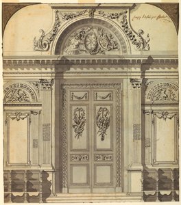 Conception pour une entrée de mur d