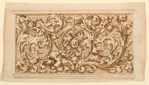 Conception pour un panneau oblong - Unknown artist