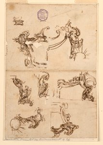 Dessins pour reliquaires - Unknown artist