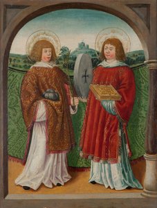 Les saints Étienne et Florian ( ) - Unknown artist