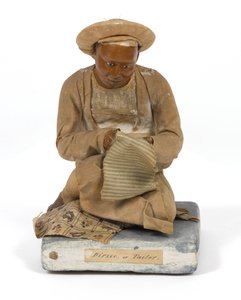 Dirzee, ou Tailleur, figurine en terre cuite, Inde, vers 1880 - Unknown artist