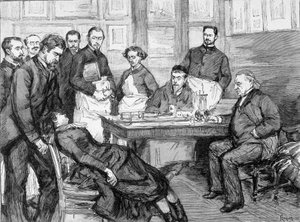 Expérience du Dr Jean Martin Charcot sur un patient à l