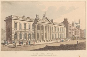 East India House, ou Casa de la Compania Inglesa de la India - Unknown artist