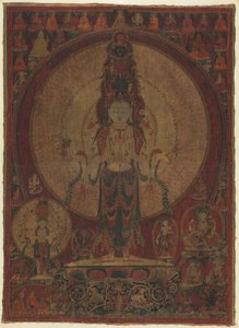 Bodhisattva de la compassion à onze têtes et mille bras (Avalokiteshvara) - Unknown artist