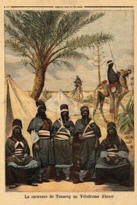 Exposition de la caravane des Touaregs au vélodrome d