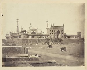 [Vue extérieure de la Jama Masjid, Fatehpur Sikri]. - Unknown artist